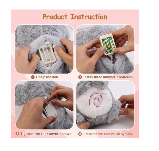 Miniatura 3 de Peluche Luminoso Elefante